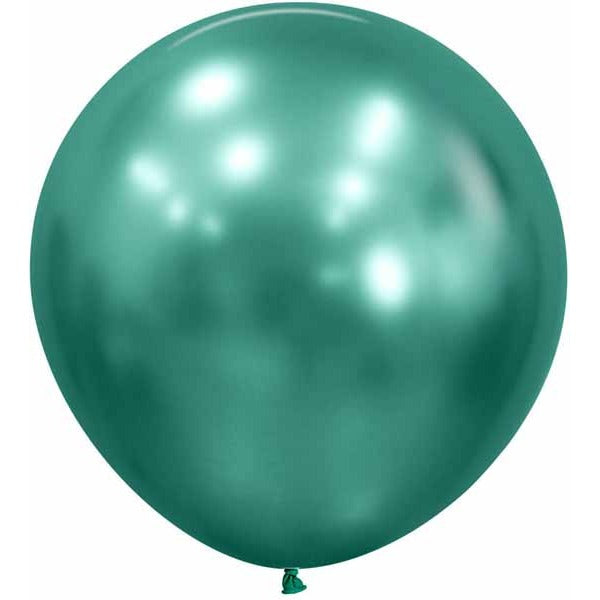 Sempertex Reflex Aurora Green 24-Inch Latex Balloons, 10 Count
