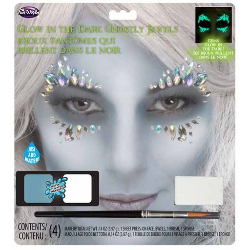 Ghostly Glow in the Dark Face Jewels