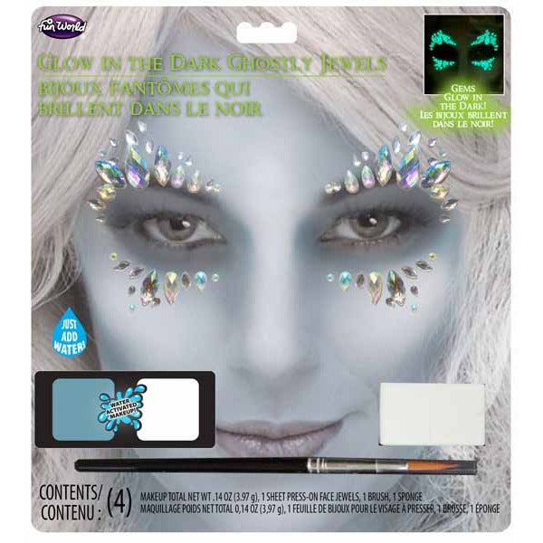 Ghostly Glow in the Dark Face Jewels