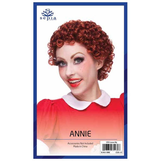Annie Costume Wig in Sepia