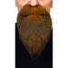 Auburn Brown Costume Beard, 14.5 x 27 cm