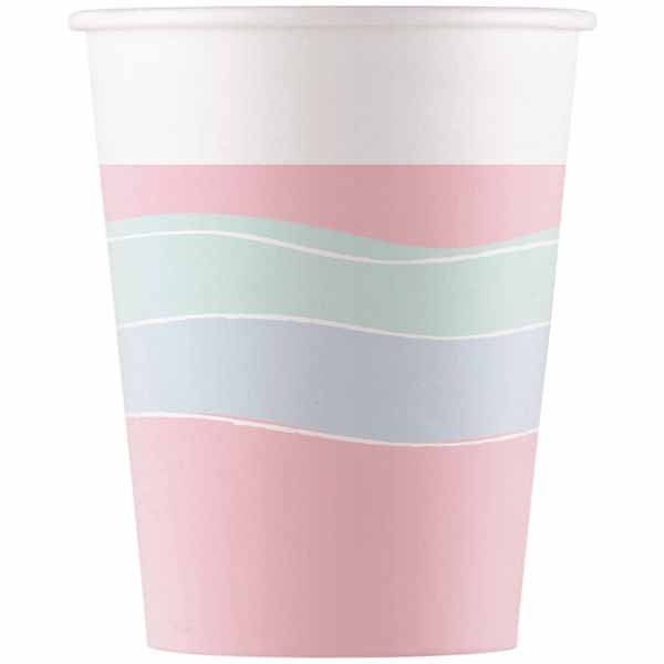 Elegant Party 7 oz Paper Cups, 8 Pack