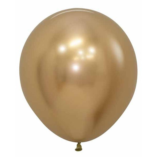 Sempertex Reflex Gold 18-Inch Latex Balloons, 25 Count