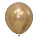 Sempertex Reflex Gold 18-Inch Latex Balloons, 25 Count