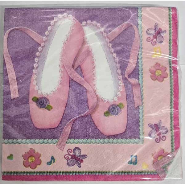 Twinkle Toes Party Napkins, 16 Count