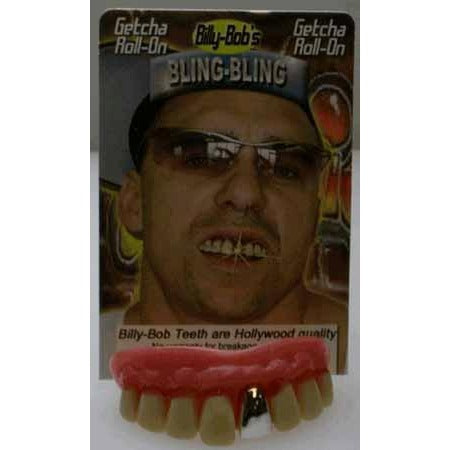 Billy Bob Bling Bling Gold Costume Teeth