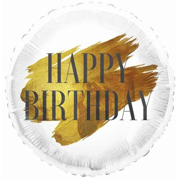 Tuftex 18-Inch 24K Birthday Foil Balloon