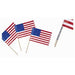 American Flag Tyvek Decoration, 4 x 6 Inches
