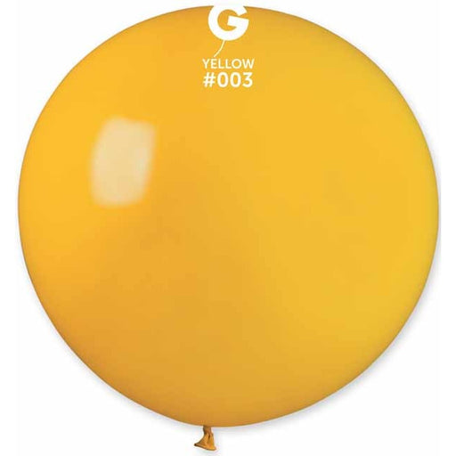 Gemar 31-Inch Dark Yellow Latex Balloon #003, 1 Count