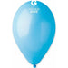 Gemar 12-Inch Light Blue Latex Balloons #009, 50 Count