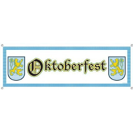 Oktoberfest Sign Banner, 60 x 21 Inches