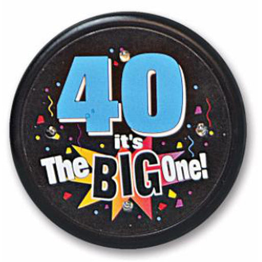  40 It's My Birthday Flashing Button (1/Pk)