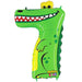 40" Crocodile Number 7 Zooloon Balloon