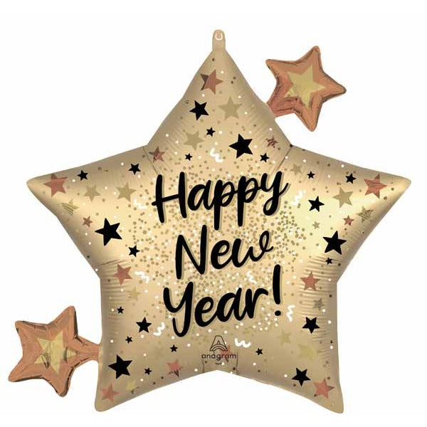 HNY NATURAL SPARKLE STAR 29" SHP P35 PKG