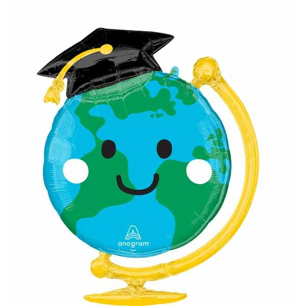 29" Grad Fun Globe Foil Graduation Balloon