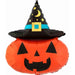 Witchy Pumpkin 28-Inch Halloween Foil Balloon