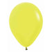 Sempertex Neon Yellow 11" Latex Balloons, 50 Pack