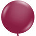 TUFTEX 24-Inch Sangria Latex Balloons, 25 Count