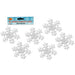 Winter Snowflake Decorations, 15 Count