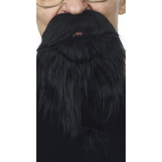 Black Costume Beard, 14.5 x 22 cm