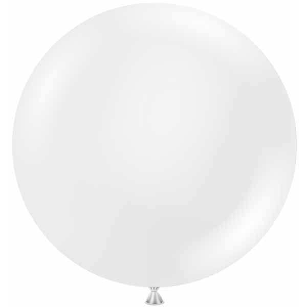 Tuftex 36-Inch Crystal Clear Latex Balloons, 2 Pack