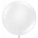 Tuftex 36-Inch Crystal Clear Latex Balloons, 2 Pack