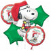 Peanuts Happy Holidays Foil Balloon Bouquet