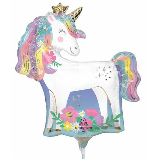 Whimsical Unicorn Mini Shape Foil Balloon