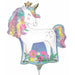 Whimsical Unicorn Mini Shape Foil Balloon