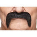 Black Western Horseshoe Costume Moustache, 10.5 x 7.5 cm
