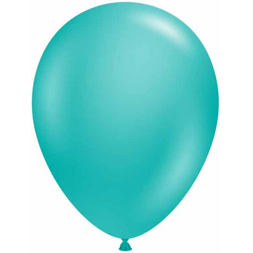 TUFTEX 11-Inch Teal Latex Balloons, 100 Count