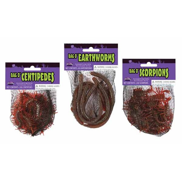 BAG O'BUGS MESH CENTIPEDE 20/BG