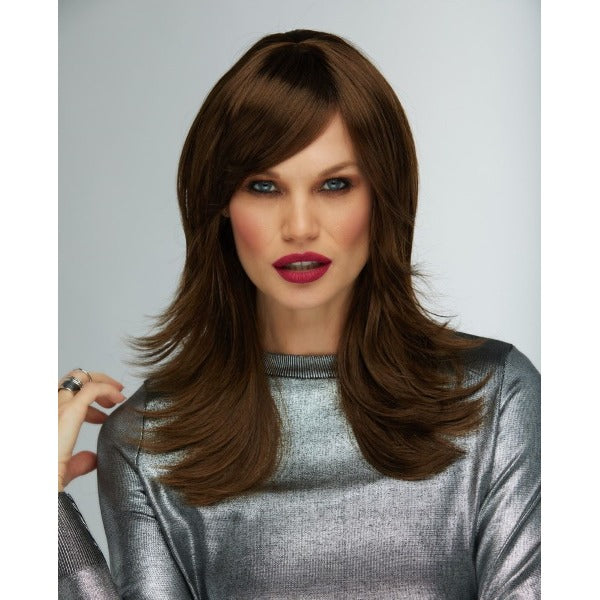 Blush Hannah Costume Wig in Chocolate Brown