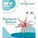 Decochamp 26-Inch Rose Gold Starburst Foil Balloon