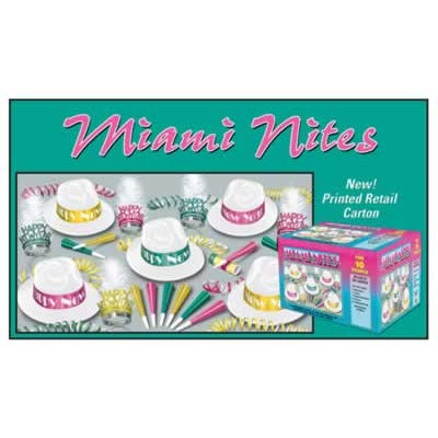 Miami Nites New Year's Party Assortment for 10