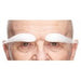 White Costume Eyebrows, 10 cm x 3 cm