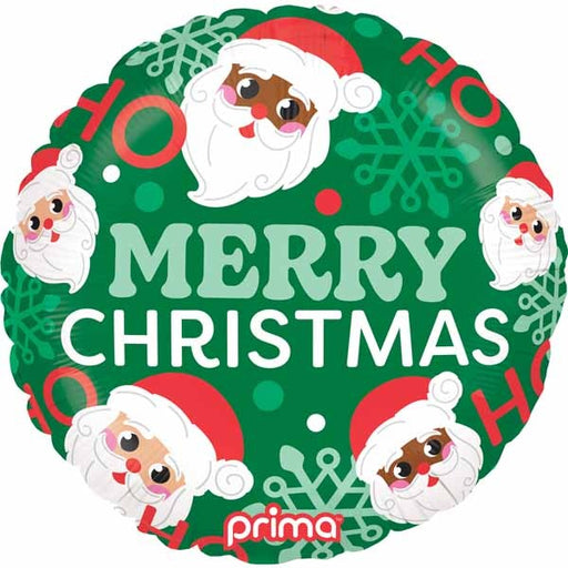 18-Inch Happy Santa Ho Ho Christmas Foil Balloon
