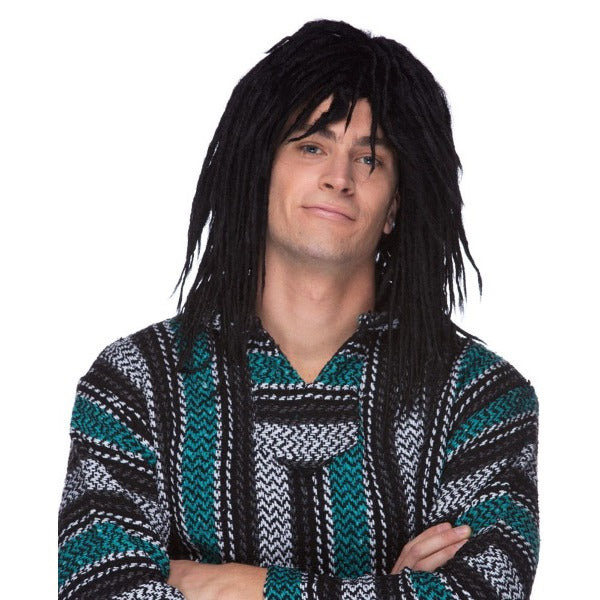 Deluxe Rasta Costume Wig in Black