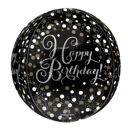 Sparkling Sweet 16: Happy Birthday Orbz Balloon