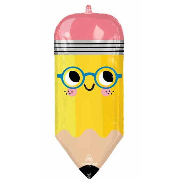 Write On Pencil 31-Inch Foil Balloon