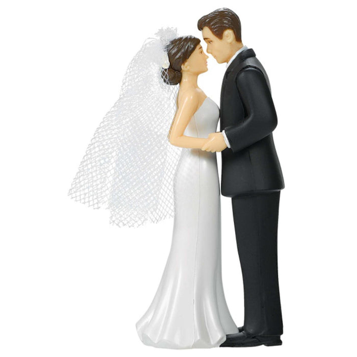 4.5" Plastic Bride & Groom Cake Topper 3C.