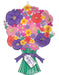 Happy Mother's Day Sweet Floral Bouquet 30" Foil Balloon (5/Pk)