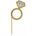 Diamond Ring Cupcake Toppers, 24 Count