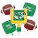 Game Time Touchdown Foil Balloon Bouquet