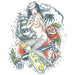Tinsley Transfers Extra Large Sailor Tattoo FX