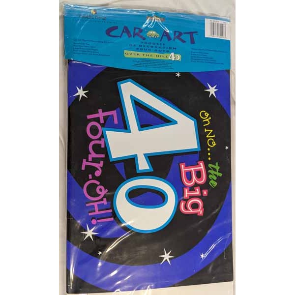 Oh No... The Big 40 Car Decoration Kit