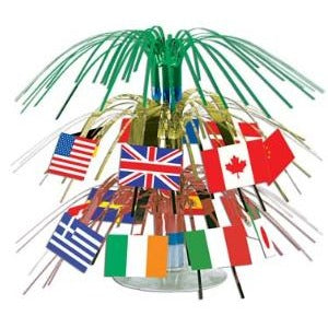 International Flag Mini Centerpiece