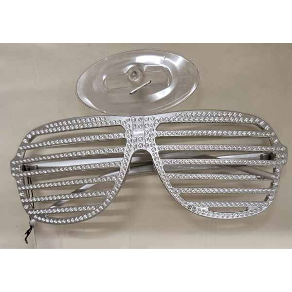 Silver Slot Party Glasses