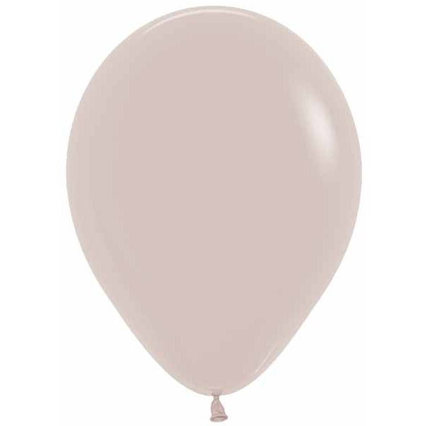 Sempertex White Sand #071 5" Latex Balloons, 50 Count