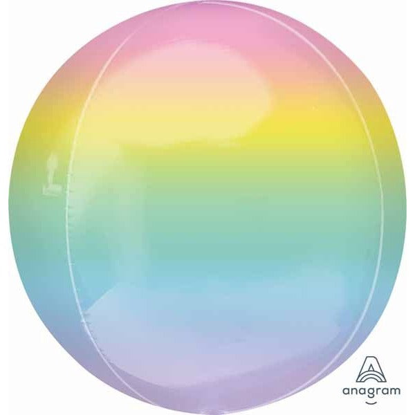 Pastel Ombre Orbz Foil Balloon